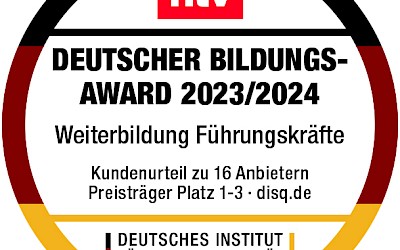 Auszeichnung Dr. G. Kitzmann Akademie mit Deutschen Bildungs-Award